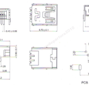 Conector mini usb CON PINES para colocar en placa