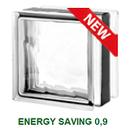 Seves Energy Saving u-Wert 0,9 W/m²K Clear 1919/13 NUBIO ES 0.9 Glass Blocks thermal heat insulation heat protection u-value Italia Mattone di vetro risparmio energetico thermesch Isolatioun protezione termica France Belgique Suisse Brique de verre économ