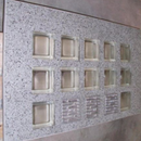 Alu Aluminium Lüftungsgitter 114x114x60 - 11,4x11,4x6 cm Massive Lichtschachtabdeckungen aus Glasstahlbeton Kellerschachtabdeckung  Glasbausteine-Center Betongläser  Lüftung Glasdecke Glasbaustein Decke Pavers Paves Glass Block Briques verre 