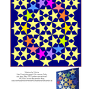 Islamische Sterne - Der Einschulungsquilt für meinen Sohn aus dem Jahr 2003 noch mal anders gezeichnet.