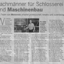 Fachmänner für Maschinenbau NZ 2017