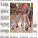 Werbung 2013 AM GmbH NZ Presse 2013 Vom Handlauf bis zur Walze NZ