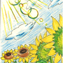 毎年 里帰りと共にイラストが