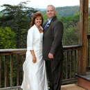 Wedding couple on our Mountain View Terrace
