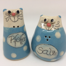Salzstreuer Katzenpaar Artikel - Nr.  2323 /  30,- €