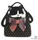 ブローチ　BAG猫  1,540円→980円(税込)   6.3×5.7cm   