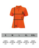 Masstabelle Classic Polo Ladies James+Nicholson JN071 