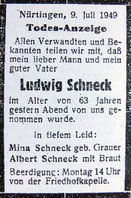 Nürtinger Zeitung vom 09. 07. 1949