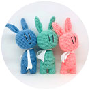 doudou lapin - doudou au crochet - Les Pépettes de Sète - PP7 - crochetdoll - Sète