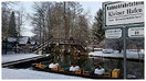 Übersicht der Winterkahnfahrten wie Glühweinfahrten und kullinarische Winterfahrten am kleinen Hafen in Lübbenau Spreewald