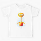 Happy Bird auf T-Shirt - Cornelia Renner