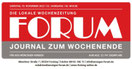 Zeitungslogo "FORUM"