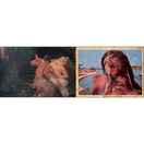 Composizione di due quadri con un centauro che rapisce una ancella e l'estasi di una donna - Progetto "Fili d'Arte" - Foto di Francesca d'Amico - Color
