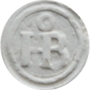 HB monogram met O boven