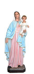 Religious statues Mary-Mary and baby