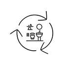 Symbol für 3D-Planung