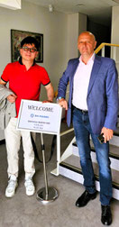 Translator and Partner Mr. Donk-Woo and Mr. Christian Marth 