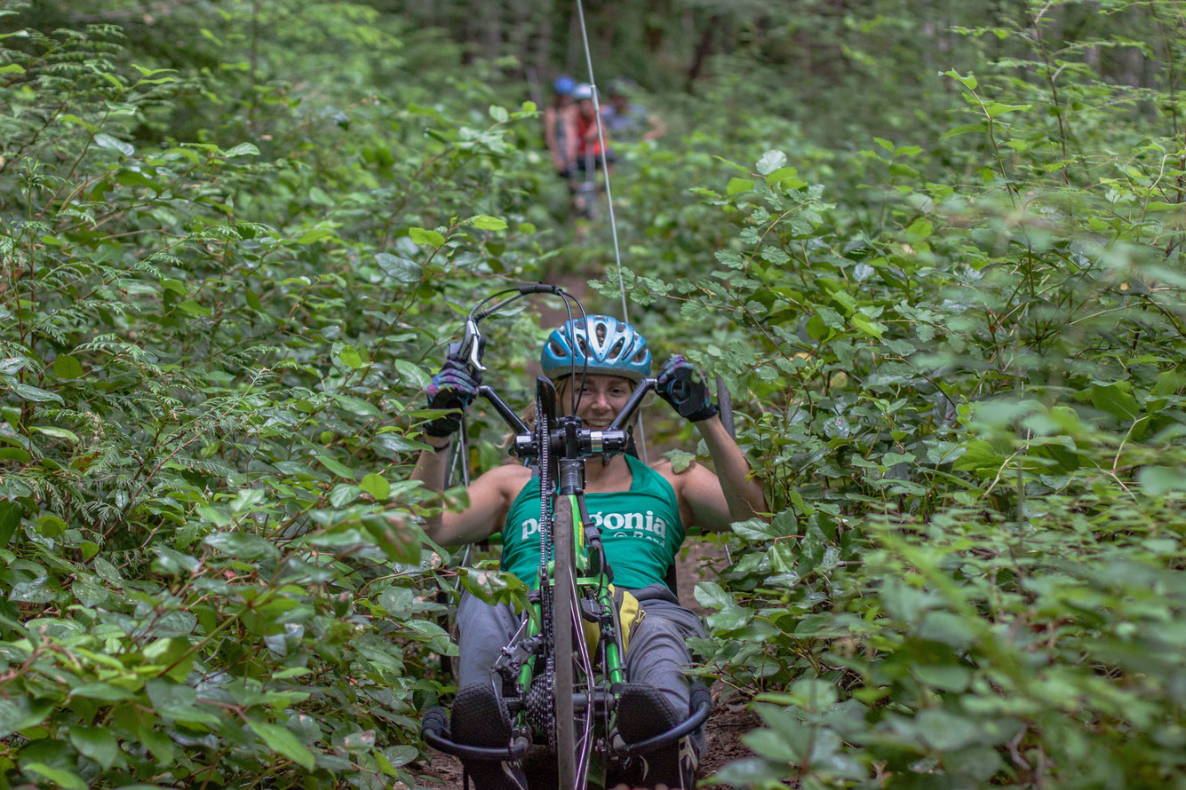 Danielle Lancelot Watson. Adaptive Sports. Hand-Cycling. Sit Ski.