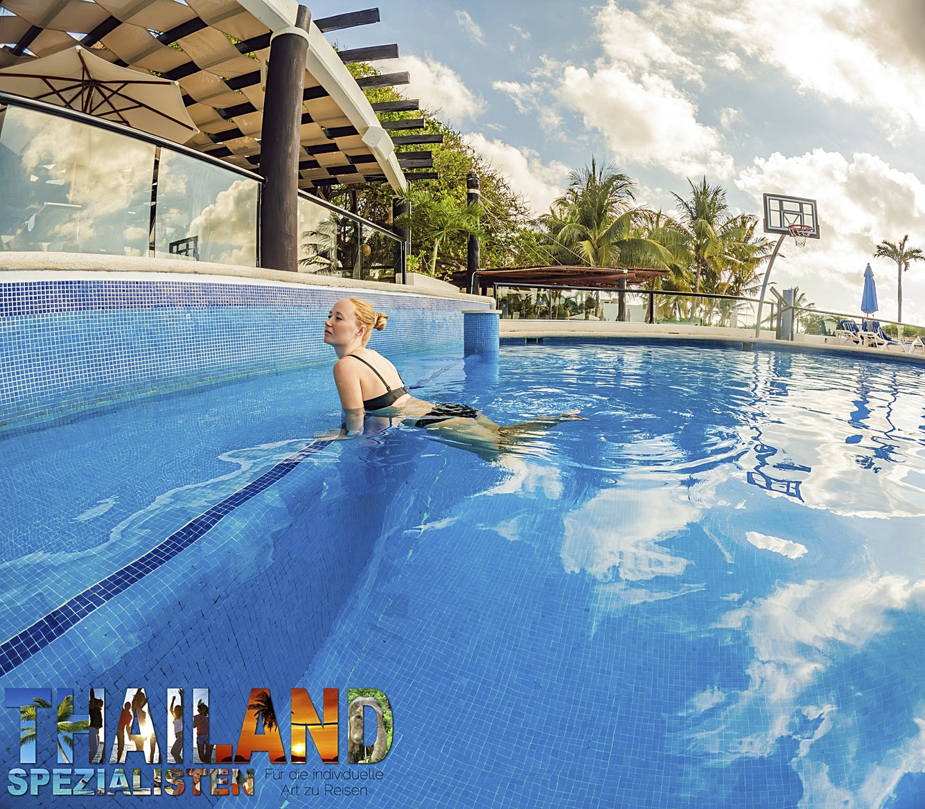 Hotelpool in Bangkok
