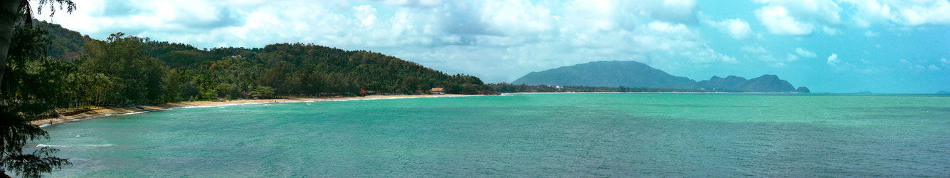 Lagune-Strandpanorama Khanom