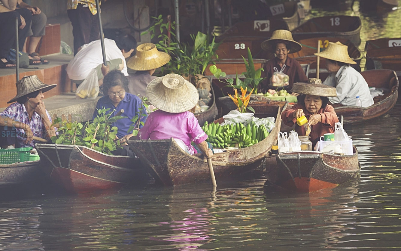 Thailand damnoen saduak - damnoen saduak floating market