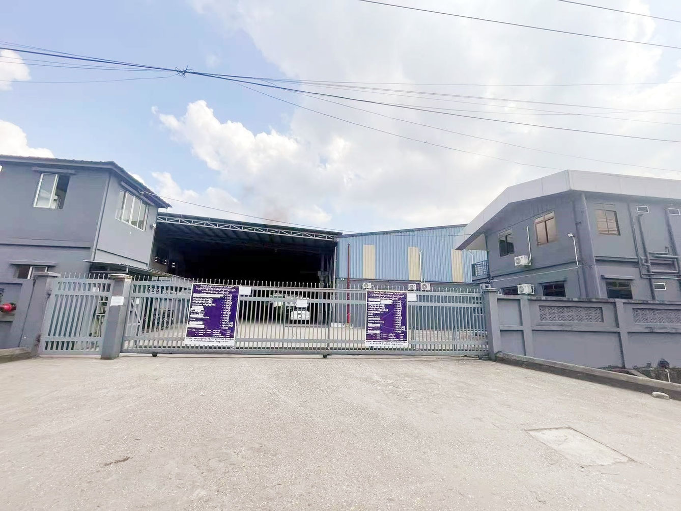 ミャンマー出張検品所の外観