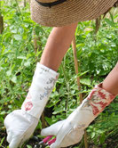 tablier de jardinage lin