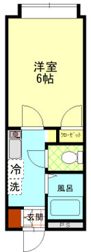 オレンジマンション　 タイプ１　間取図
