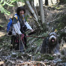 Ruth Lauff mit Bart und Rudel