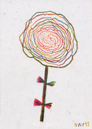  "Die Ringelblume" - Farbstift auf Papier 15x21cm