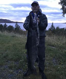 Lachse angeln in Norwegen, Straumen, mit Blinkerrute