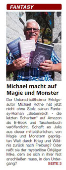 Presse, Michael Kothe, Autor aus Unterschleißheim bei München