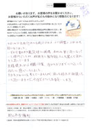 洗面所のボール交換と引き戸・ドア調整をご依頼くださった郡山市安積町の男性よりお寄せ頂いたご感想