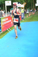 Ulf Fröhlich beim Zieleinlauf