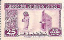 SELLO ESPAÑA - 1.944 - BENEFICENCIA - ASOCIACIÓN BENÉFICA DE CORREOS - ERMITA DE MARCUS - NUESTRA SEÑORA DE LA GUIA (BARCELONA) 25 CÉNTIMOS - COLOR LILA (SELLO **NUEVO SIN SEÑAL DE FIJASELLOS) 1€.