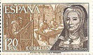 SELLO ESPAÑA - 1.968 - PERSONAJES ESPAÑOLES - MOTIVO - BEATRIZ GALINDO "LA LATINA" (1.475 - 1.534) 1,20 PESETAS - COLOR SIENA Y PIZARRA - EDIFIL NÚMERO 1864 (SELLO **NUEVO SIN SEÑAL DE FIJASELLOS). 0,50€.