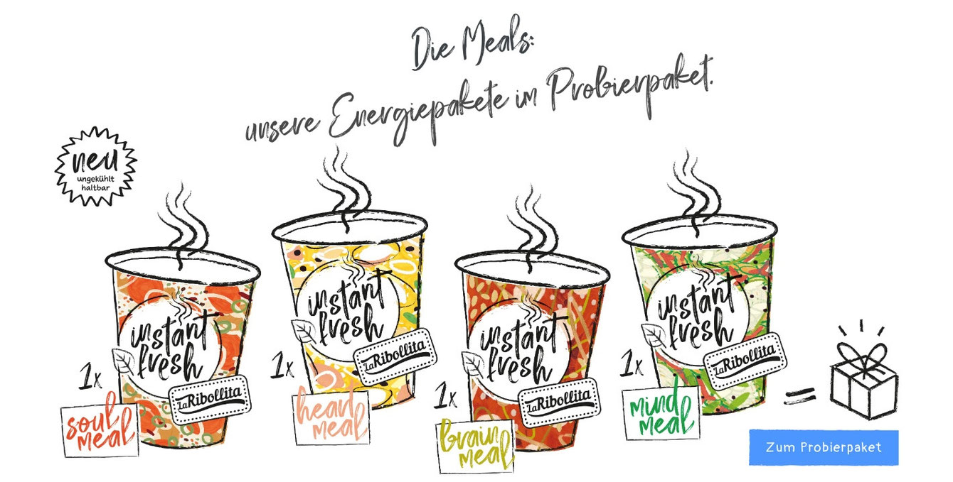 Produkt-Headline für vegane Mahlzeiten – vom "Texter München", Niklas Imhof.