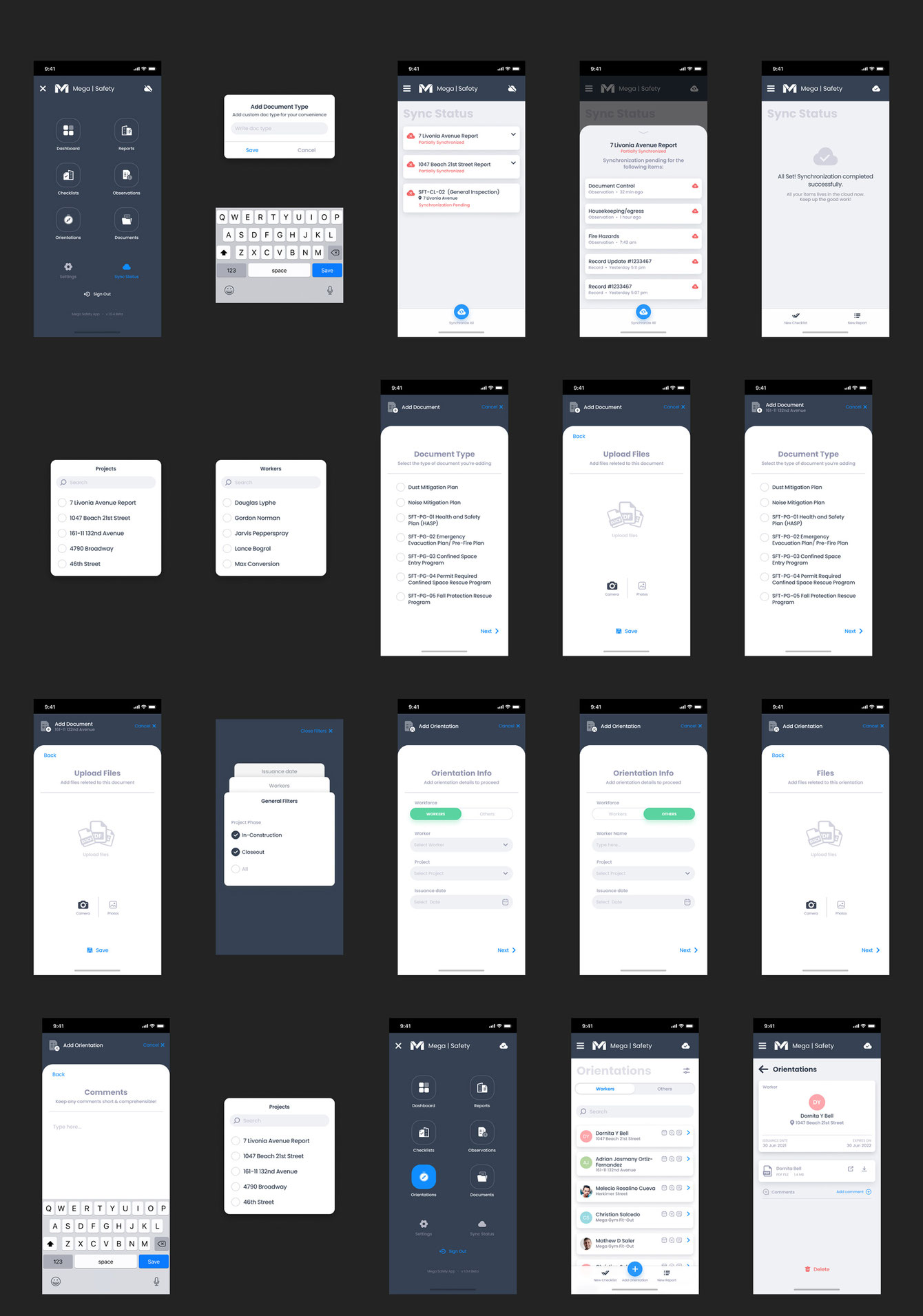 Safety Management System (SMS) App preview (1 of 6)
