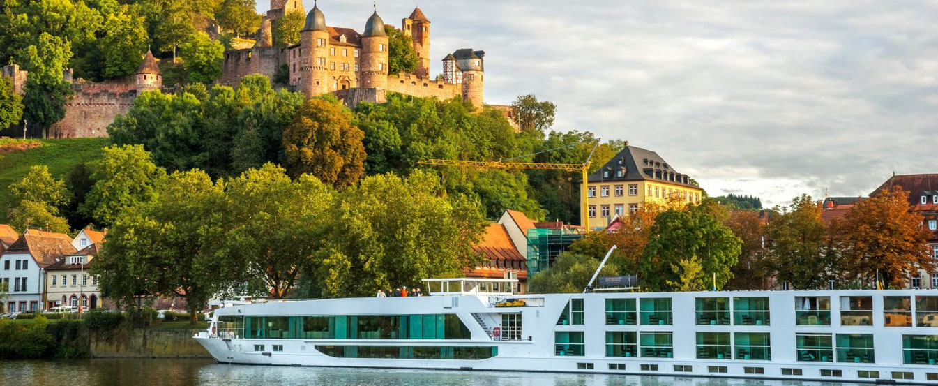 Flussschiff auf dem Rhein