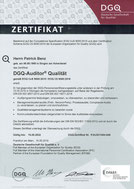 Zertifikat ISO 9001