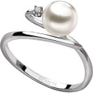 ANELLO COMETE GIOIELLI DONNA SOLITARIO CON PERLA ANP 285