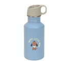 Edelstahl Trinkflasche Pattern Party Blau Grün LÄSSIG