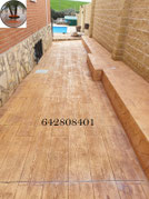  hormigón impreso -pulido - piscinas- suelo y muro decorativo
