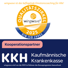 wingwave ISO 29993 TÜV-Siegel