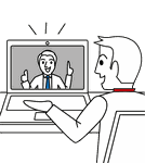 Erklärvideos Agentur Video-Call