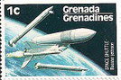 SELLO GRANADA GRANADINAS - 1.978 - TRANSBORDADOR ESPACIAL - 1 CENTAVO DE CARIBE DEL ESTE - COLOR MULTICOLOR - MICHEL NÚMERO GD - GR 254 (**SELLO NUEVO SIN SEÑAL DE FIJASELLOS). 0,25€.