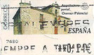ETIQUETAS ATMS/TÉRMICOS - ESPAÑA - 2.002 - ARQUITECTURA POSTAL - OSORNO (PALENCIA) (MODELO T 71) (79) (ETIQUETA *USADA) 1,25€.