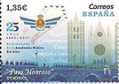SELLO ESPAÑA - 2.018 - XXV ANIVERSARIO DE LA ACADEMIA BÁSICA DEL AIRE - 1,35 CÉNTIMOS DE EURO - COLOR MULTICOLOR - EDIFIL NÚMERO 5239 (SELLO **NUEVO SIN SEÑAL DE FIJASELLOS) 2€.