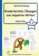 was sind doppelte mitlaute, wörter mit doppelten Mitlauten, Wörter mit doppelten Konsonanten, doppelte Mitlaute üben, Arbeitsblätter doppelte Mitlaute, wortstamm doppelte Mitlaute, Silbentrennung doppelte Mitlaute, Aussprache üben