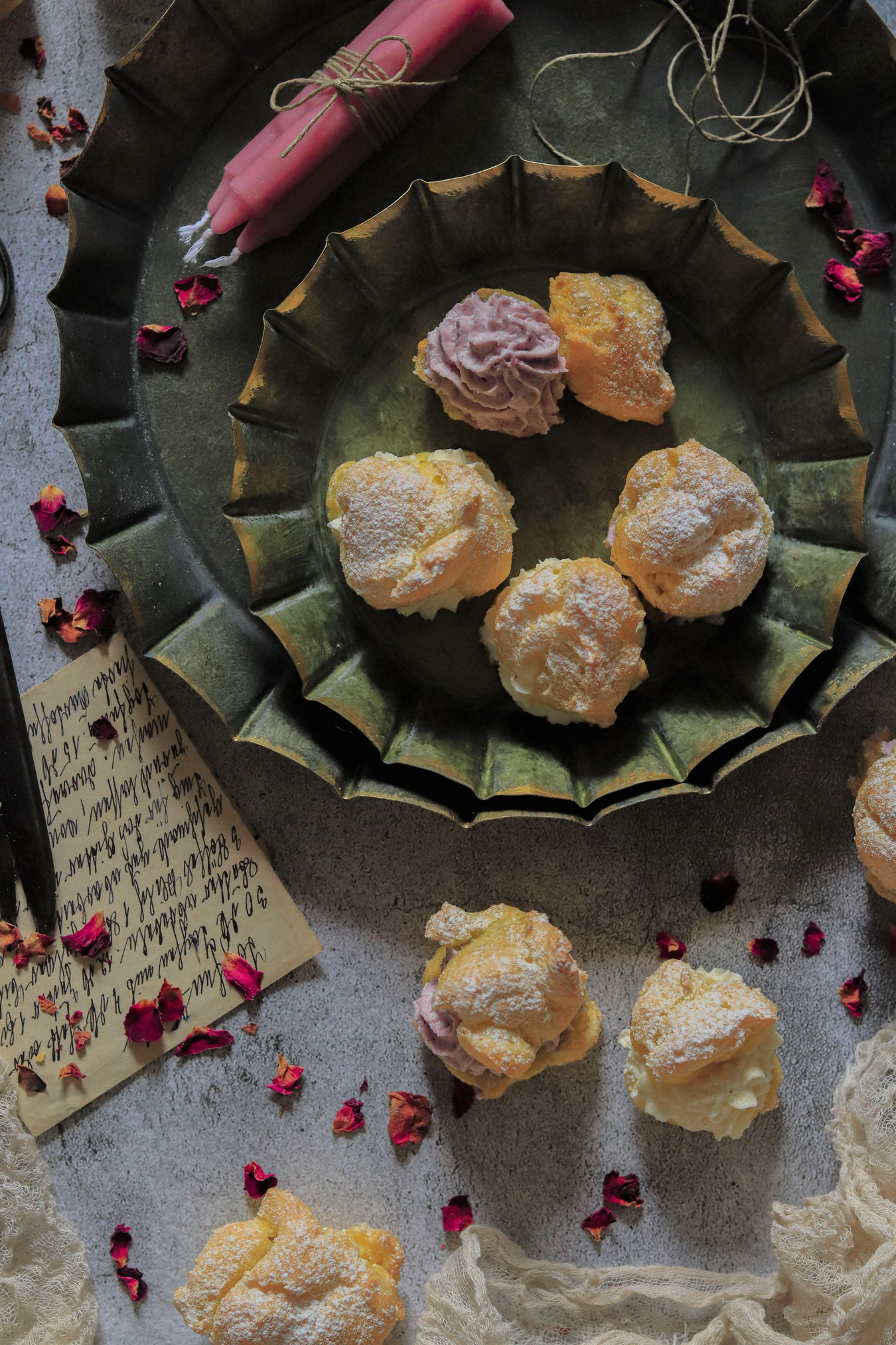 Brandteigkrapferl mit Schlagobersfüllung - food-stories/ein ... Brandteigkrapferl mit Schlagobersfüllung - food-stories/ein ...